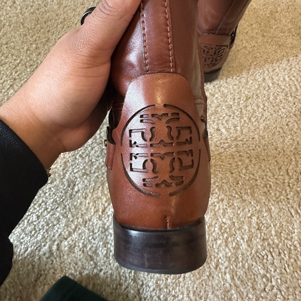 Tory Burch Leather Riding Boot - Picture 3 of 16